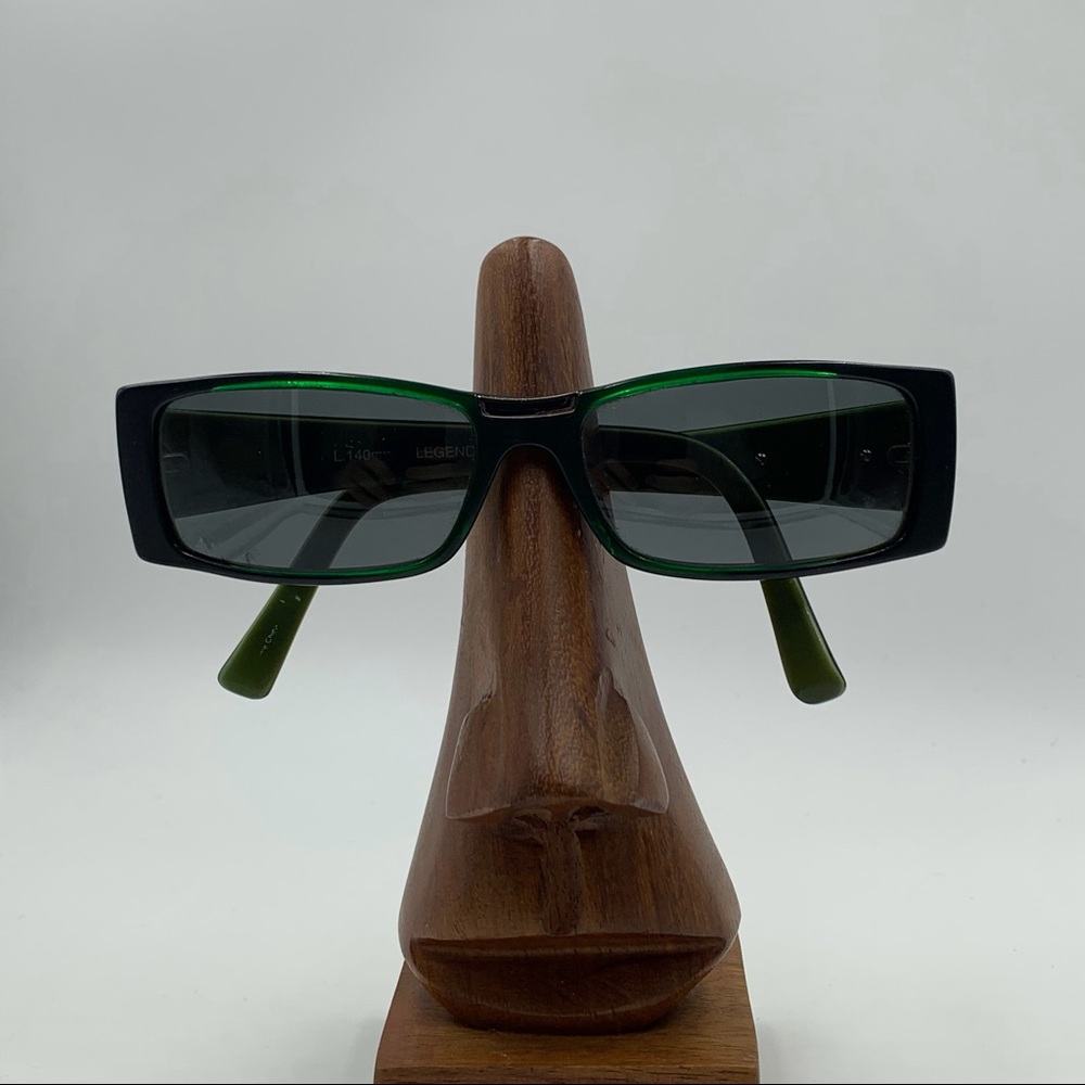 BCBGMaxAzria Green Rectangular Sunglasses Frames